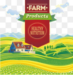 田園景色免摳PNG素材免費下載，編號1073843助力農產品宣傳